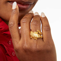 Gold Alligator Ring