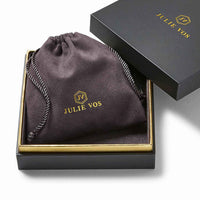 Gold Catalina Hinge Stone Bangle