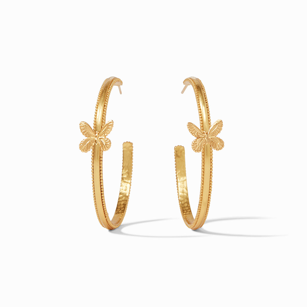 Julie Vos Butterfly Hoop, Gold