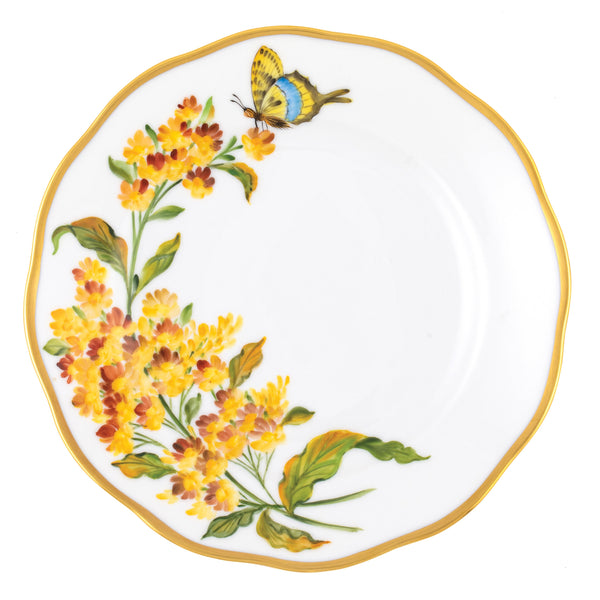 American Wildflowers Bread and Butter Plate, Butterfly Weed