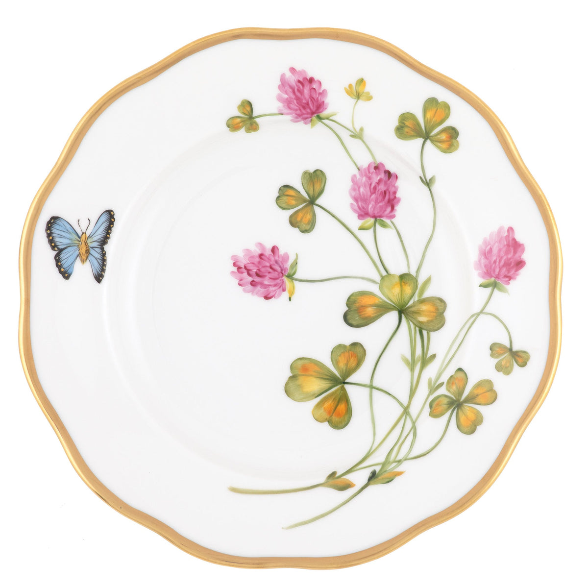 American Wildflowers Salad Plate, Red Clover