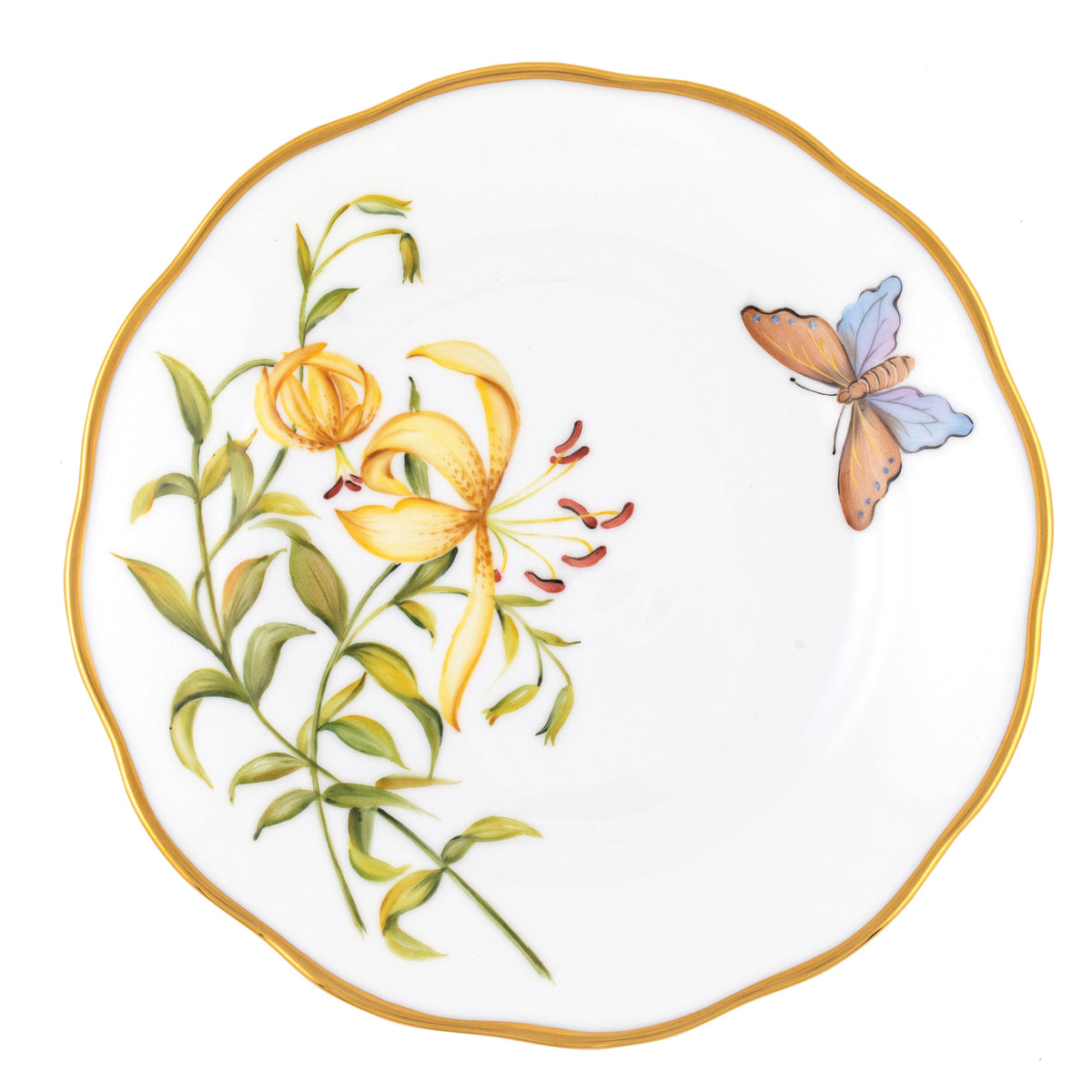 American Wildflowers Bread and Butter Plate, Meadow Lily