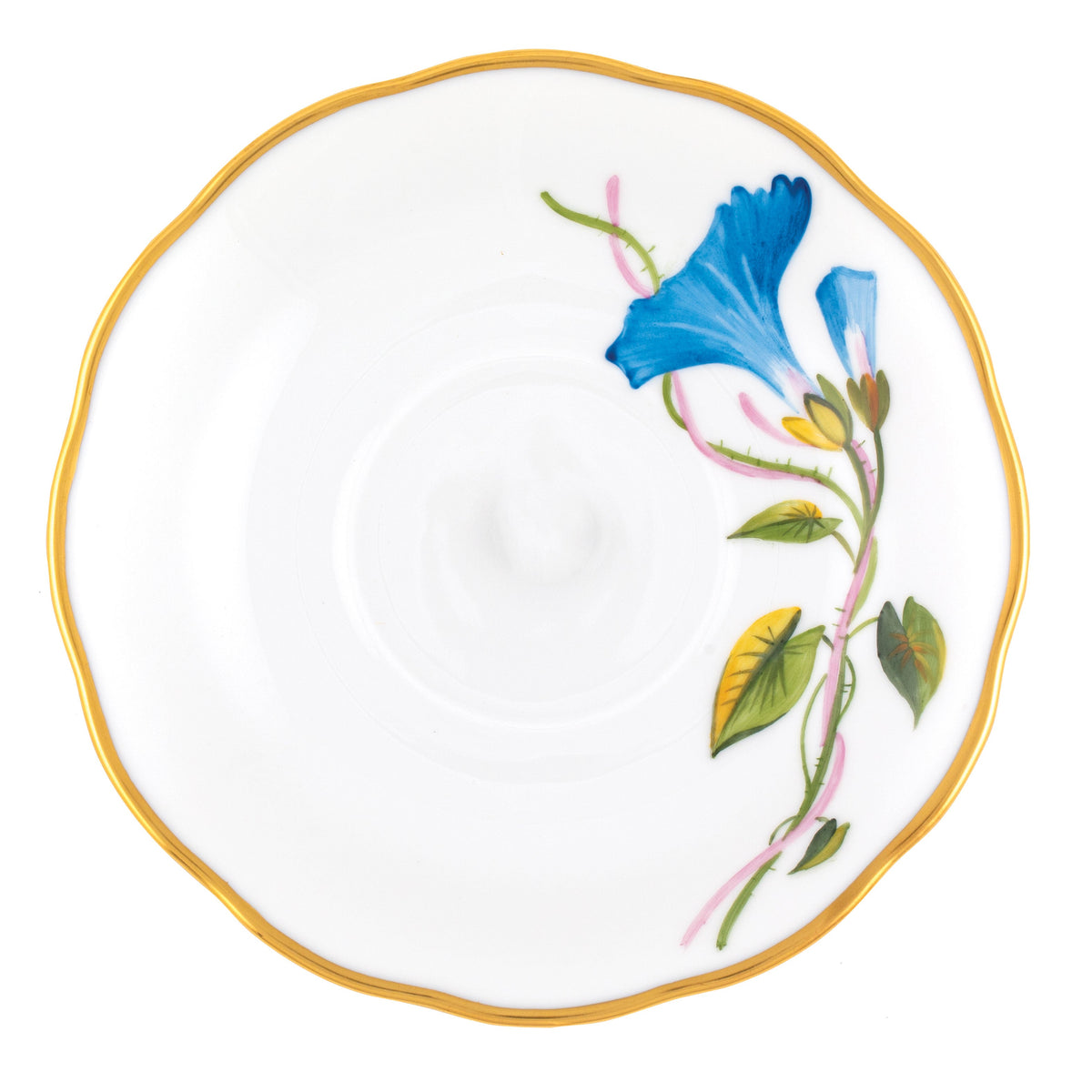 American Wildflowers Tea Saucer, Morning Glory