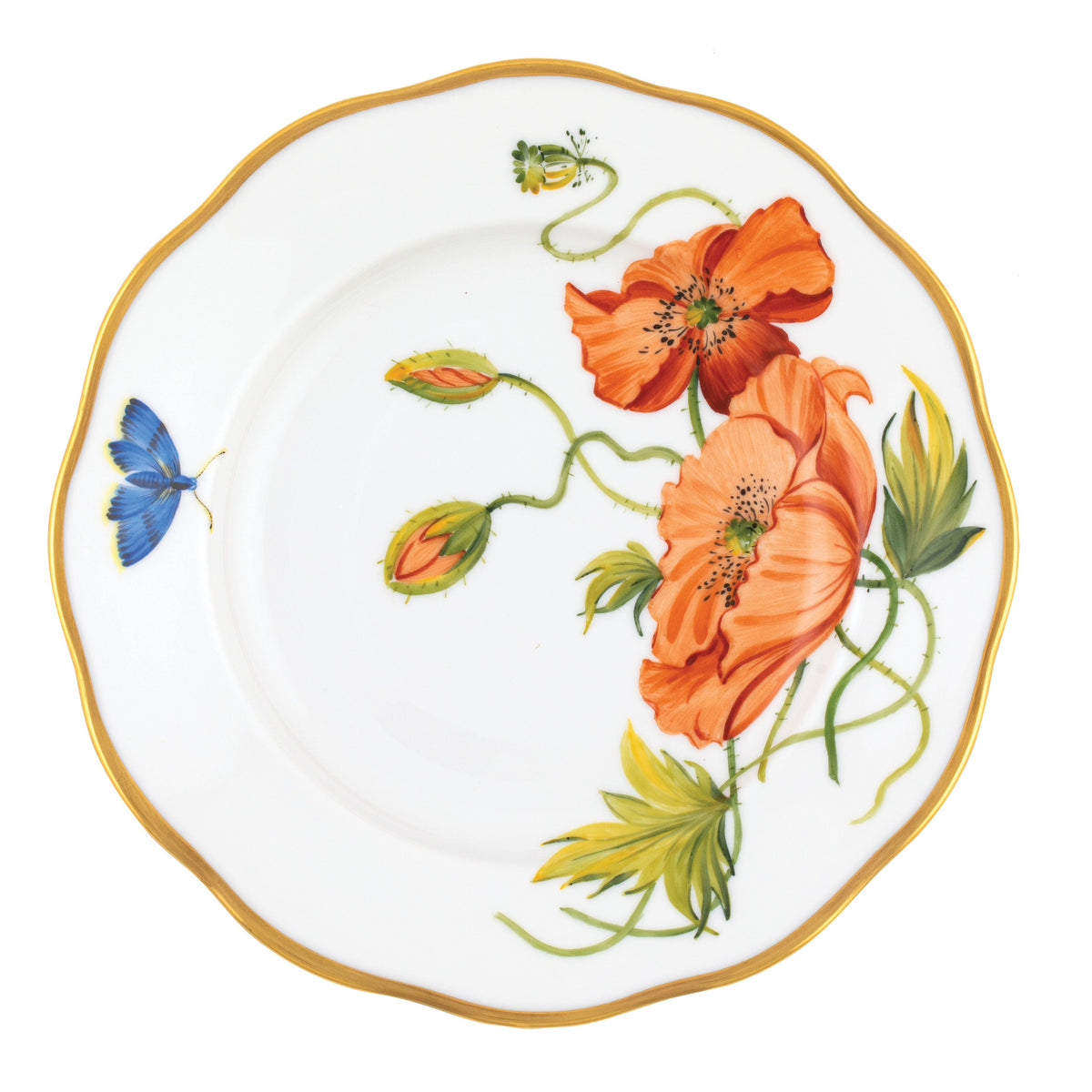 American Wildflowers Salad Plate, California Poppy