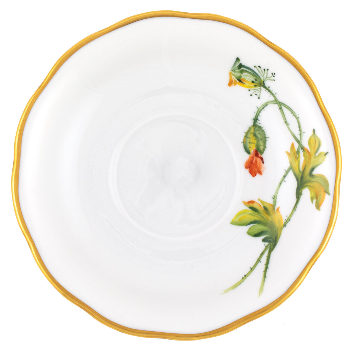 American Wildflowers Tea Saucer, California Poppy