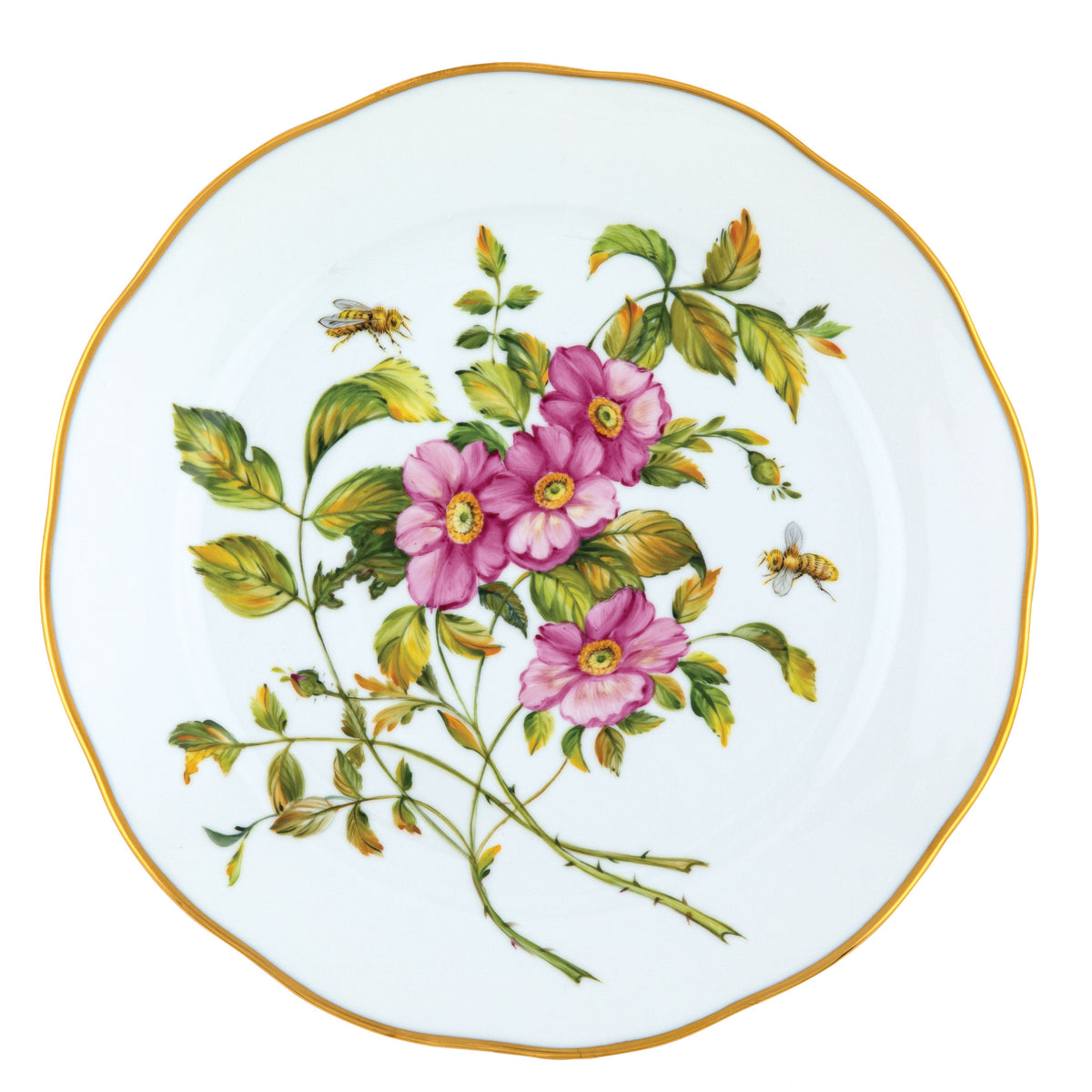 American Wildflowers Dinner Plate, Prairie Rose