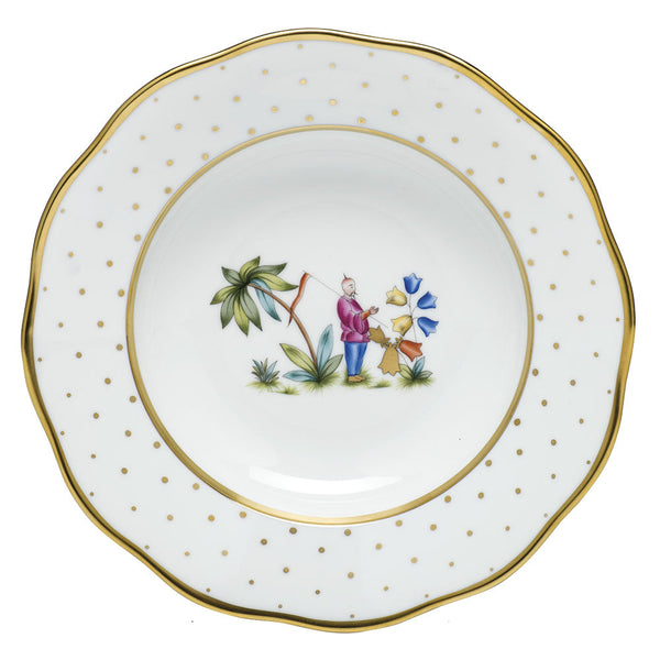 Asian Garden Rim Soup Plate, Motif 1