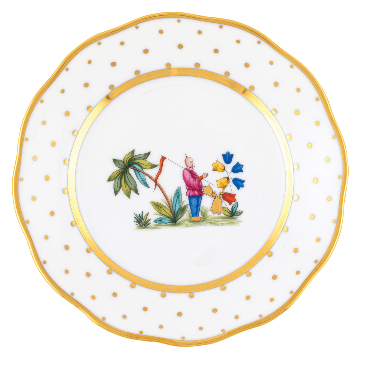 Asian Garden Bread and Butter Plate, Motif 1