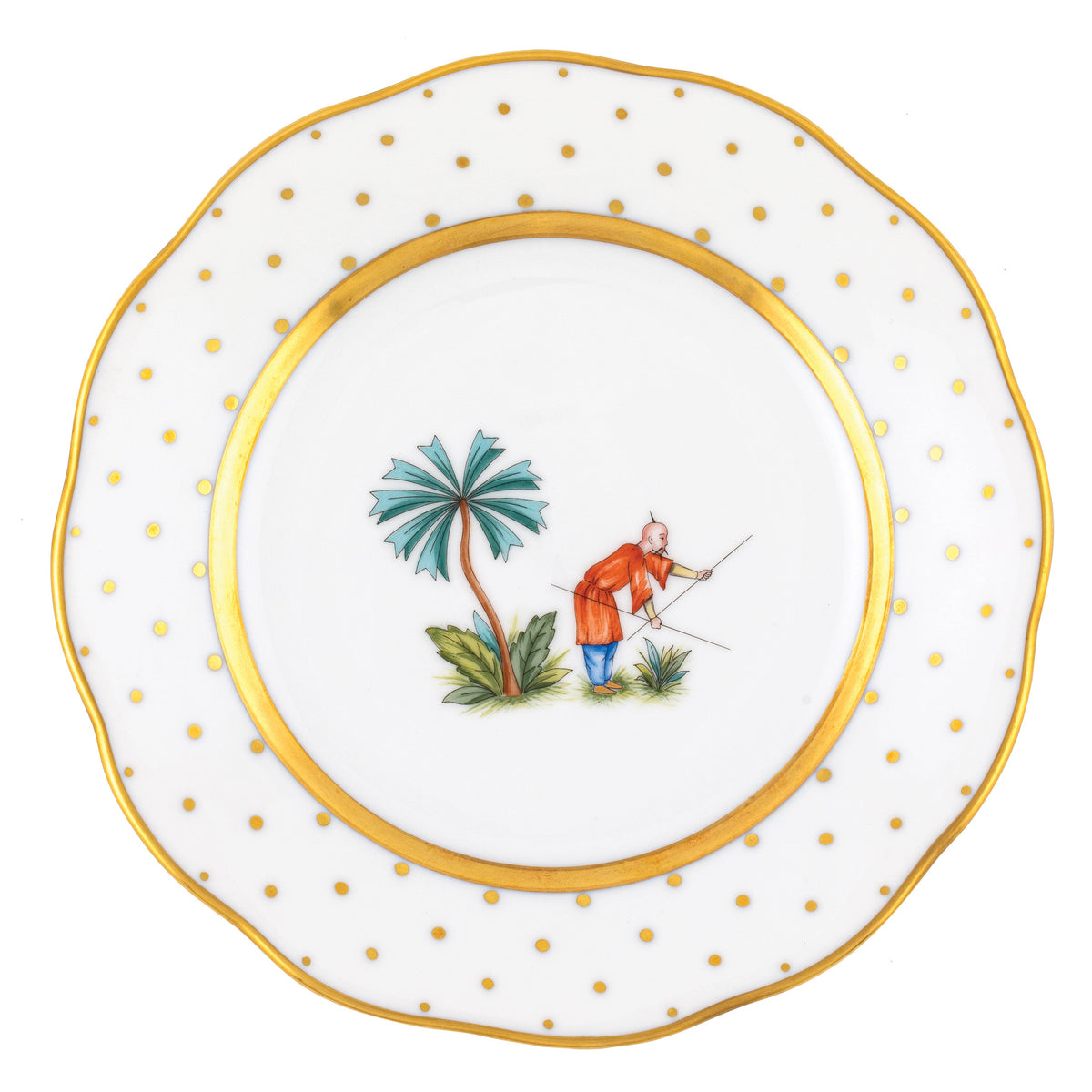 Asian Garden Bread and Butter Plate, Motif 6