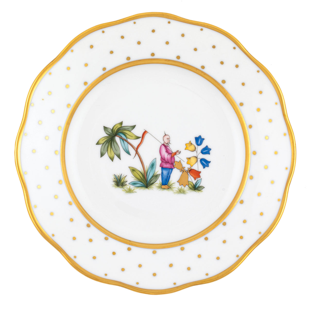 Asian Garden Salad Plate, Motif 1