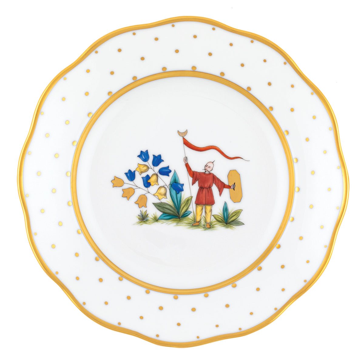 Asian Garden Salad Plate, Motif 4