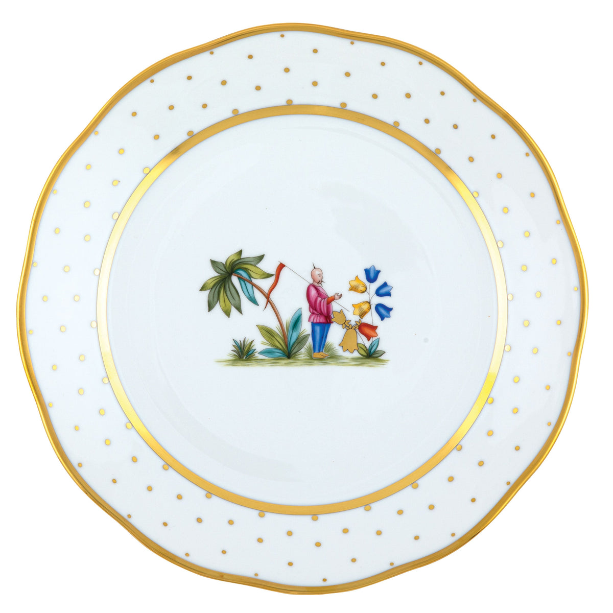 Asian Garden Dinner Plate, Motif 1