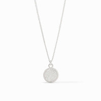 Sterling Fleur-de-Lis Solitaire Necklace