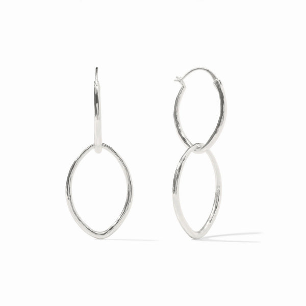 Sterling Fleur-de-Lis 2-in-1 Earring
