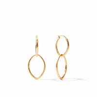 Gold Fleur-de-Lis 2 in 1 Earring