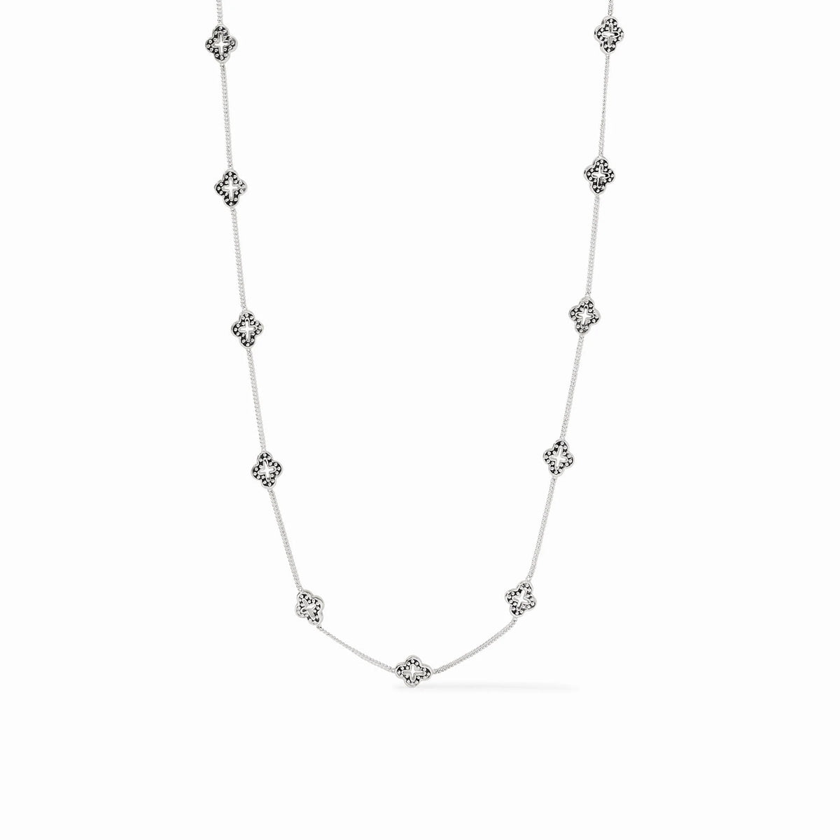 Sterling Florentine Demi Delicate Station Necklace