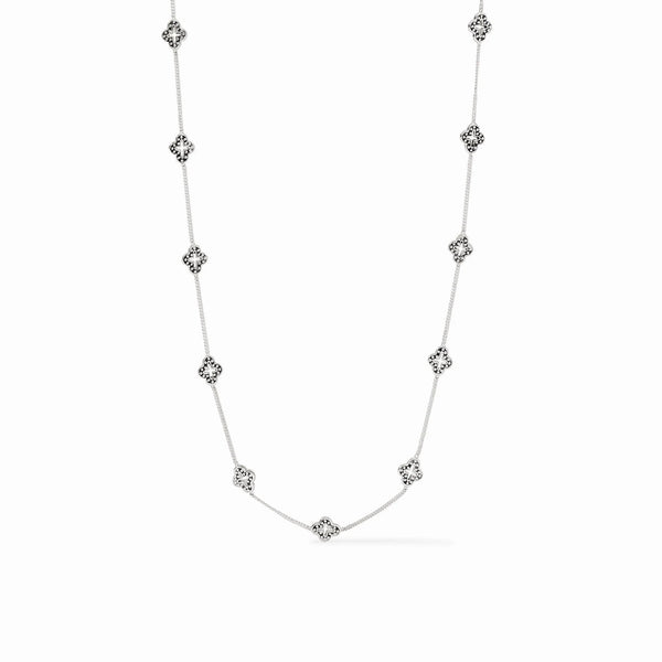 Sterling Florentine Demi Delicate Station Necklace
