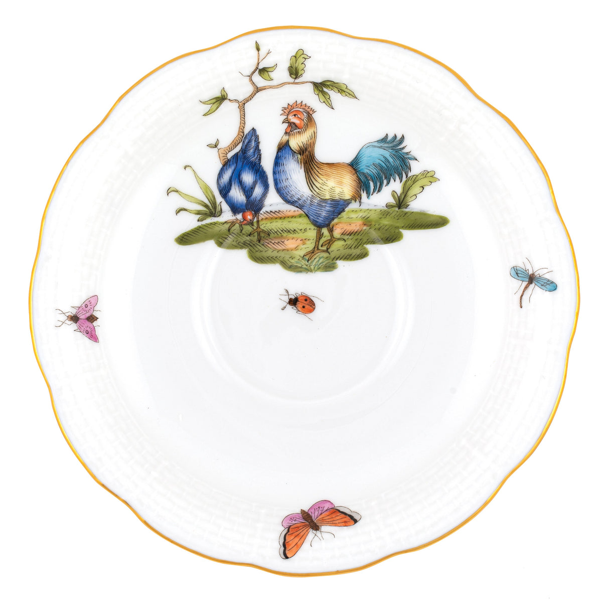 Chanticleer Tea Saucer, Motif 3