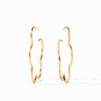 Julie Vos Gardenia Hoop, Gold