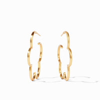 Julie Vos Gardenia Hoop, Gold