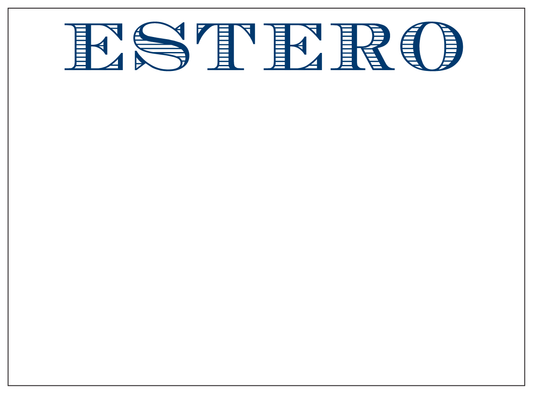 Estero Note Pad