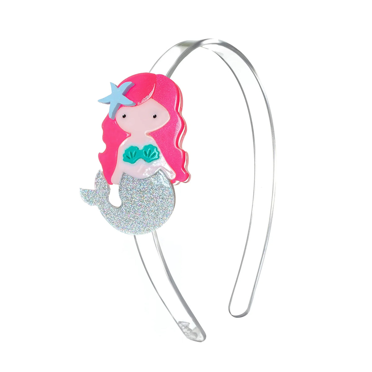 Mermaid Light Green Pearlized Headband