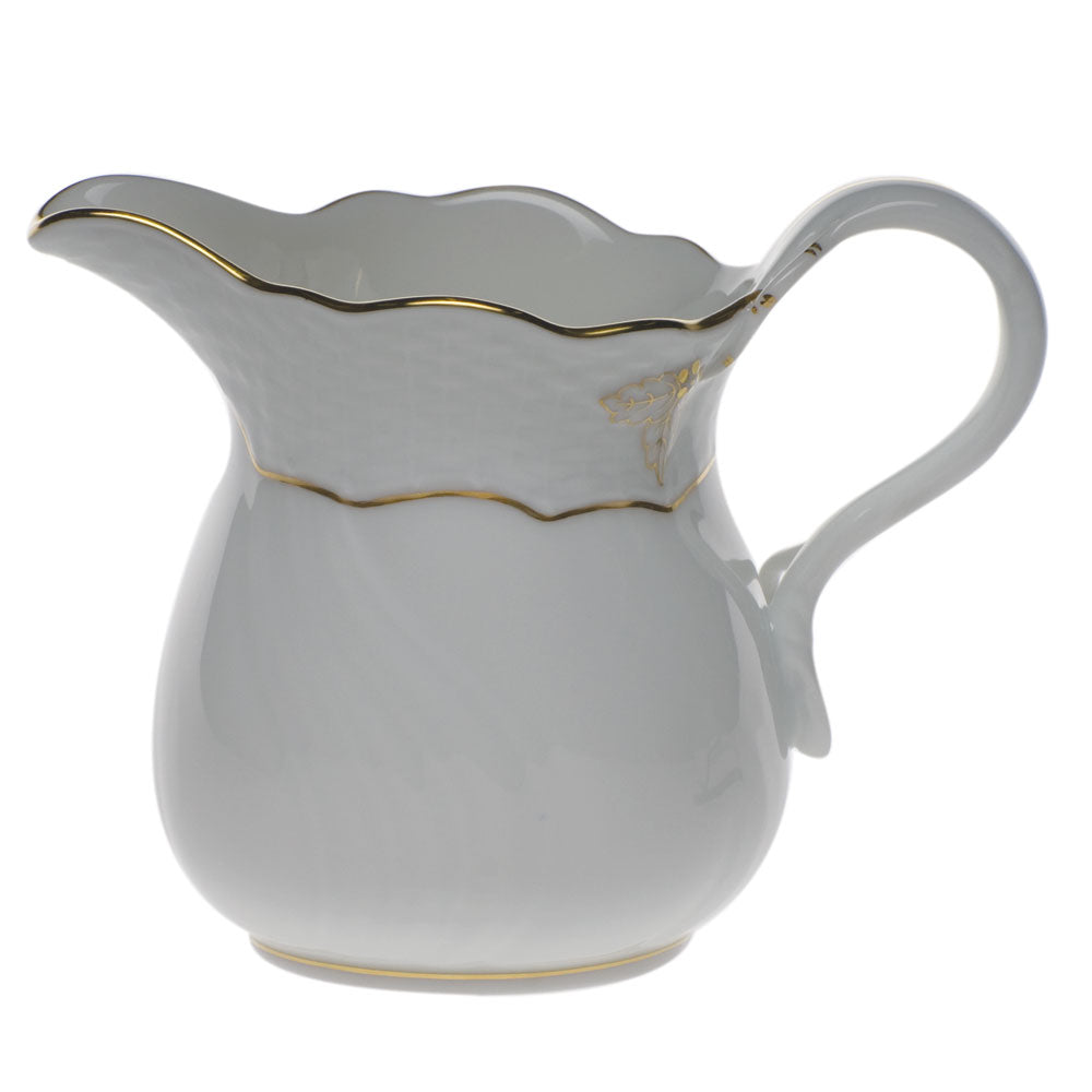 Golden Edge Creamer, 10 oz, 4″ tall