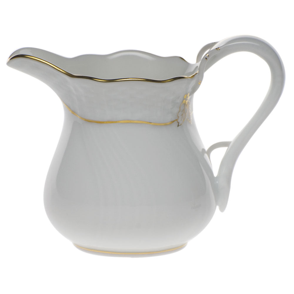 Golden Edge Creamer, 4 oz, 3.25″ tall