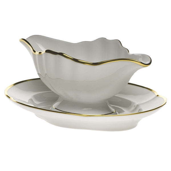 Gwendolyn Gravy Boat with Fixed Stand, Motif 99