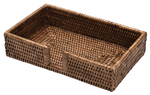 Rattan Guest Towel Holder