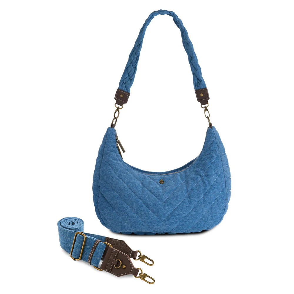 Denim Half Moon HydroHobo® Bag