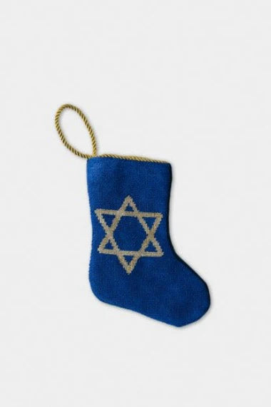 Star of David Bauble Stocking