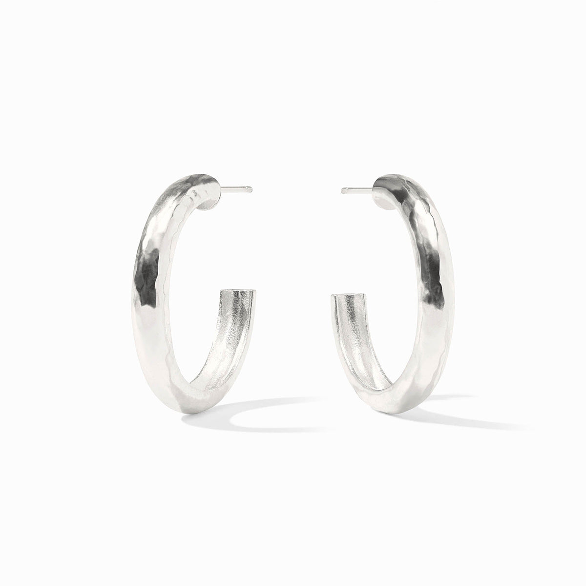 Julie Vos Sterling Havana Hoop, Silver