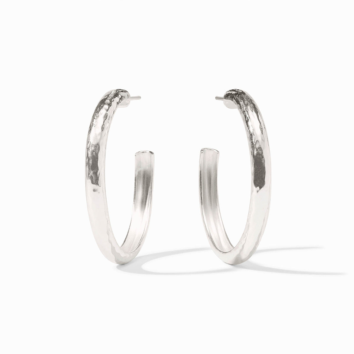 Julie Vos Sterling Havana Hoop, Silver
