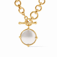 Mother of Pearl Honeybee Stone Demi Necklace