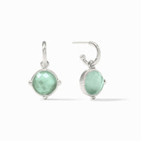 Sterling Honeybee Hoop & Charm Earring