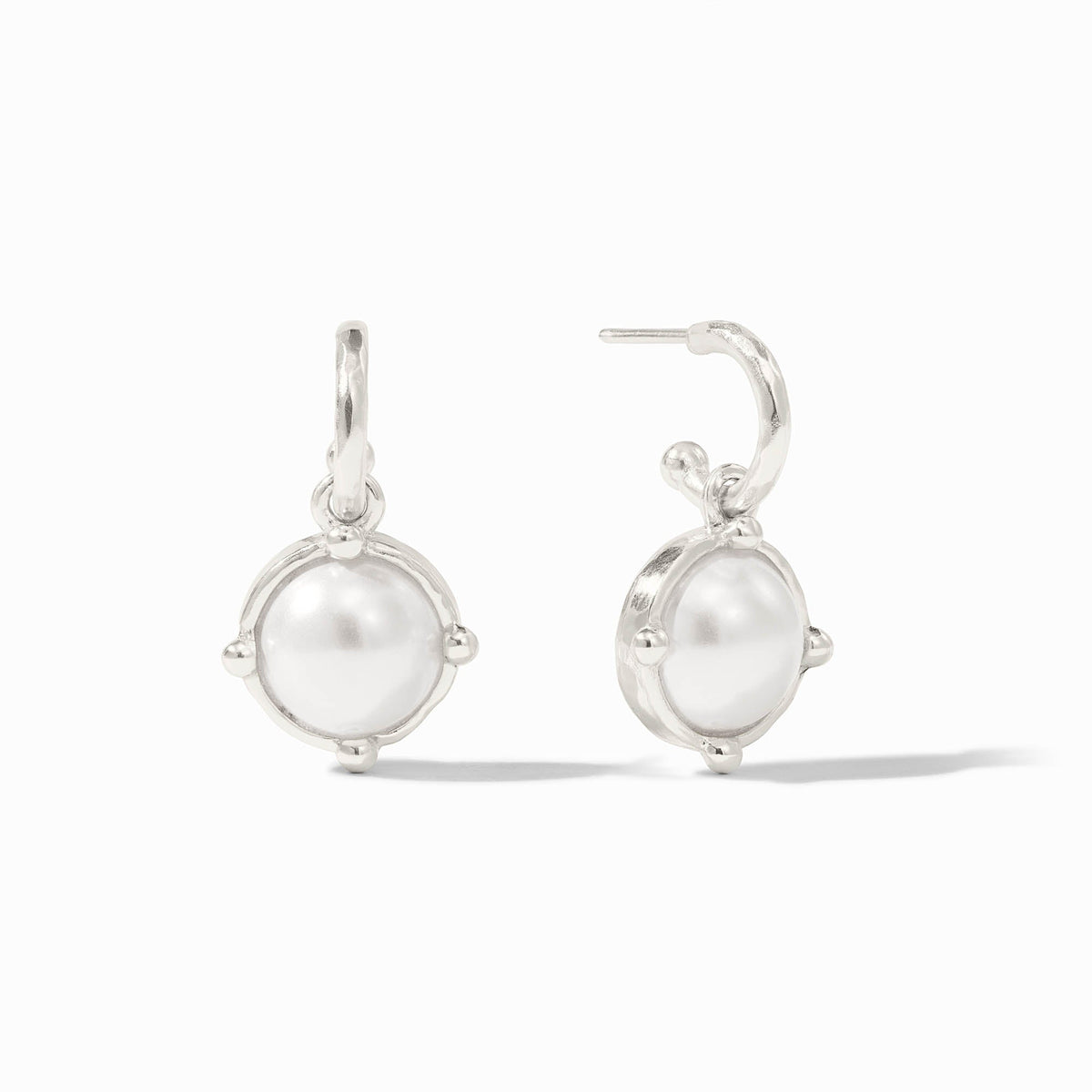 Sterling Honeybee Hoop & Charm Earring
