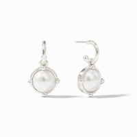Sterling Honeybee Hoop & Charm Earring