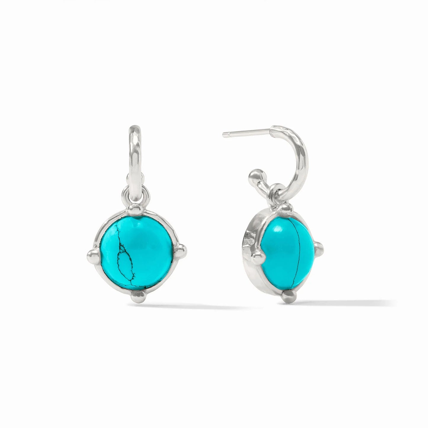 Sterling Honeybee Hoop & Charm Earring