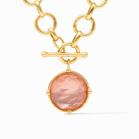 Julie Vos Honeybee Statement Necklace, Iridescent Melon