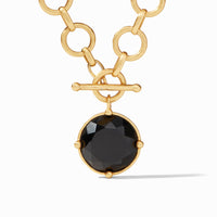 Julie Vos Honeybee Statement Necklace, Obsidian Black