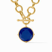 Julie Vos Honeybee Statement Necklace, Iridescent Sapphire Blue