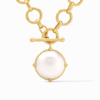 Julie Vos Honeybee Statement Necklace, Pearl