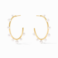 Julie Vos Hydra Stone Hoop, Pearl