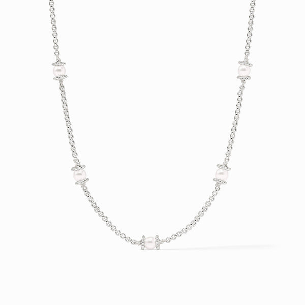 Sterling Hydra Delicate Station Necklace