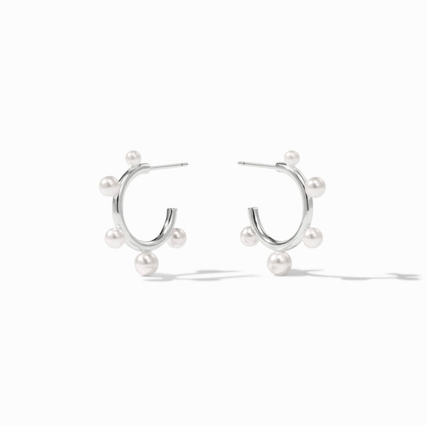 Sterling Hydra Stone Hoop