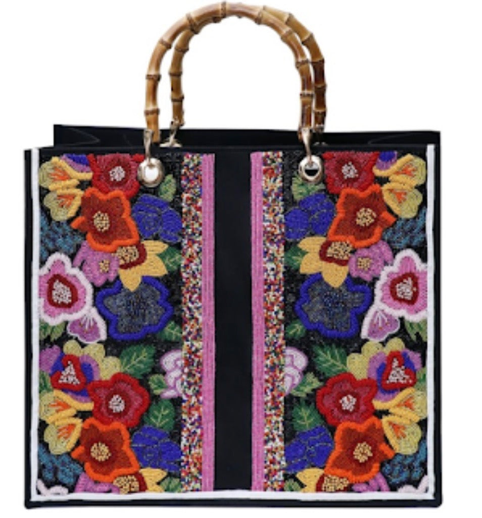 Custom Beaded Tote Bags