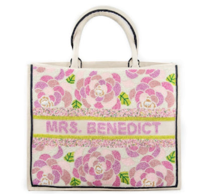 Custom Beaded Tote Bags