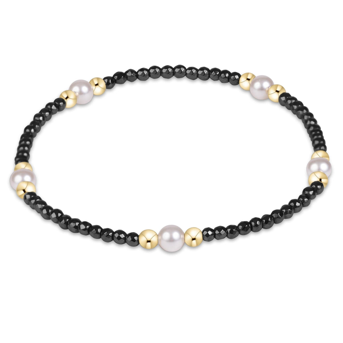 enewton Purpose Pearl 4mm Faceted Hematite Bracelet