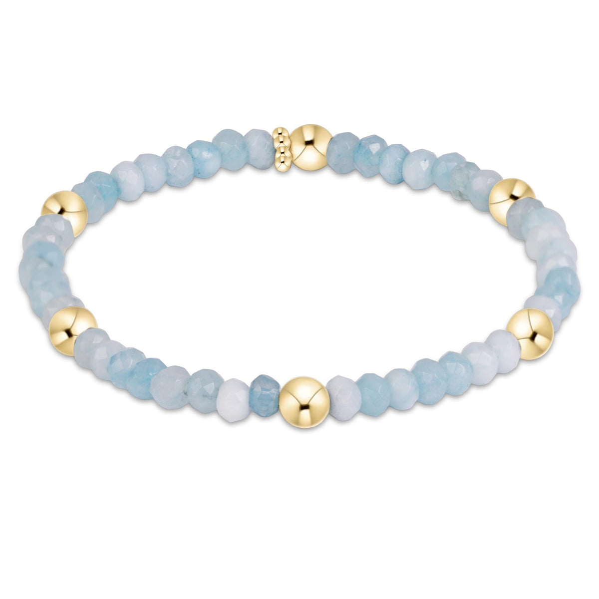 enewton Presence Gemstone 4mm Bracelet, Aquamarine